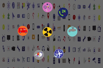 create an animated gif for logo, icon, and lottie animation character