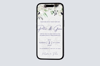 design invitation for wedding,birthday,party and baby shower