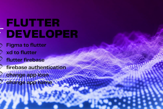 develop flutter apps, convert figma, xd to flutter UI