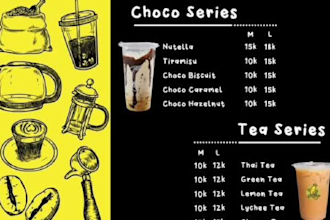 design restaurant menu, food and cafe menu