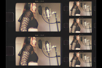 edit professionally a music video with unique vintage style