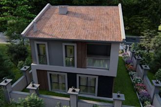 make any 3d model in sketchup and render