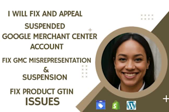 fix google merchant center, gtin shopping ads and website compliance issues