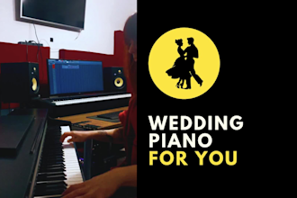 record custom wedding piano for you