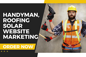 build handyman solar website roofing hvac solar website solar sales marketing