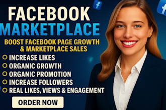 promote and grow your facebook marketplace page with ads campaign