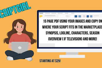 create a pitch deck for your film television or theatre project