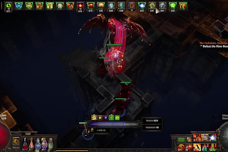 teach you how to build my flicker strike in poe, 200m dps with low budget