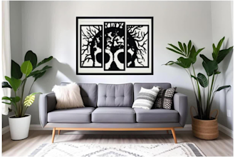 creative printable wall art, canvas, digital wall art design