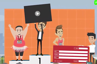 create 2d animation, marketing sale, explainer video, animated video