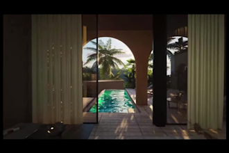 build a realistic 3d game level, design 3d environment using unreal engine
