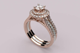 create stunning 3d jewelry model for printing