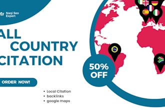 do top local citations for all country manually