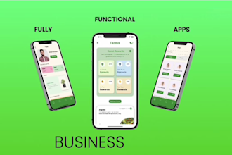 create a fully customized functional flutter mobile app