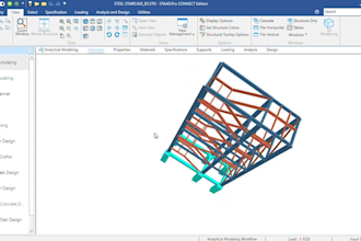 do structural design and analysis of steel staircase