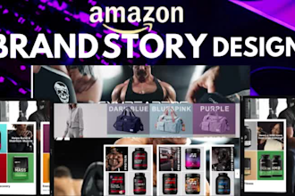 design professional amazon brand story