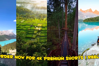 create travel and nature shorts or reels