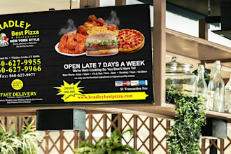 design restaurant menu, food menu and digital menu screen