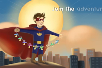 create a magical, animated, children book trailer that spark imagination