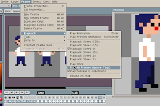 create unique pixel art characters using aseprite