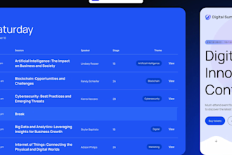 event website design event management event planning website conference website