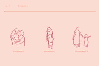 create minimalist abstract patterns for your brand