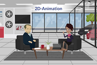 create attractive and engaging animation in the german language