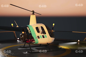 do 3d modelling in cinema 4d,blender,octane for product design and visualization