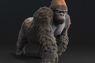 3d animal model realistic 3d character 3d fur 3d dragon 3d dinosaur 3d animation