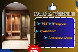 create a mobile sauna cold plunge or wellness therapy websiteand rental website