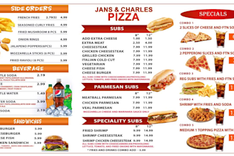 design modern TV menu screen or digital menu board