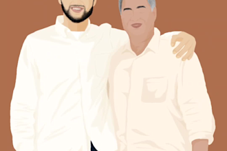 draw faceless digital portraits for you