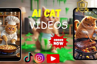 make viral ai cat videos ai stories ai animal fusion video for youtube channel