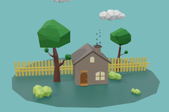 create a low poly model for you