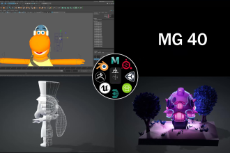 3d modeling, rigging and animations