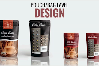 create edit, modify, product packaging, level, in adobe illustrator