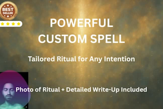 cast a powerful custom spell tailored to your needs for any situation