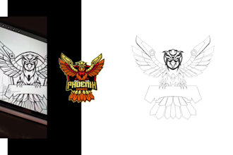 design esports mascot logo for twitch, gaming, streaming