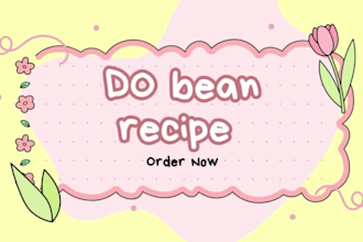 write a beans recipes