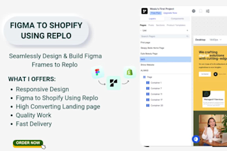 convert your figma designs to high converting shopify landing pages using replo