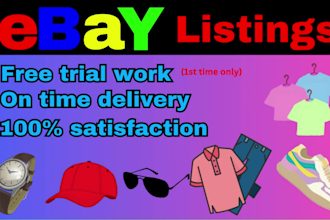 do ebay product listing, ebay listing, ebay lister, ebay product upload