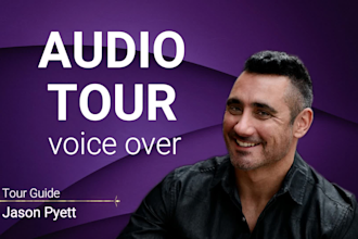 record a virtual audio tour narration voice over