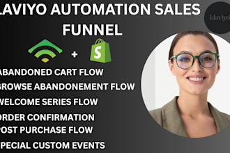 setup klaviyo sales funnel and email marketing flows to skyrocket shopify sales