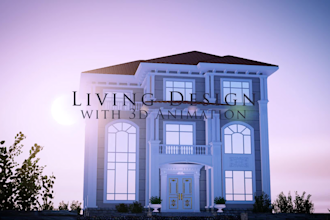 create photorealistic 3d house exterior rendering from floor plans