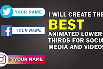 create the best animations and lower thirds in 24h