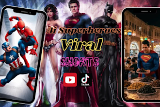 create stunning ai superhero art, animation, or story videos