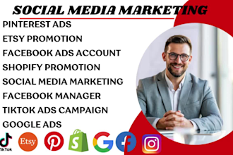 facebook instagram ads pinterest tiktok social media marketing google meta ads