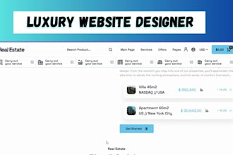 build premium, luxury and modern wordpress website, wix studio website