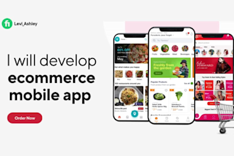 develop a custom ecommerce mobile app for your online store