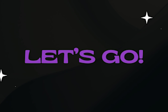 create a video text animation